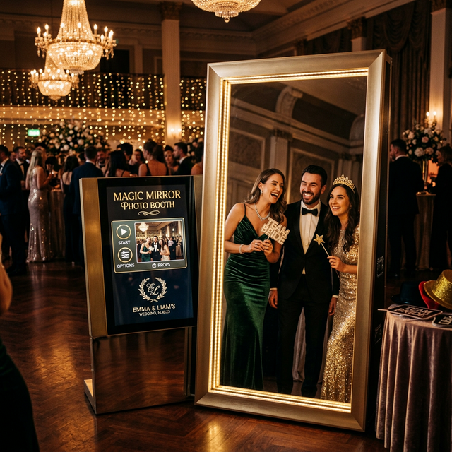 Wedding photo booth